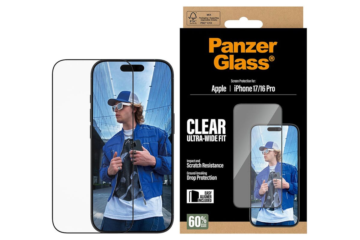 Panzerglass iPhone 16 Pro & 17 Ultra-wide Fit Screen Protector-2