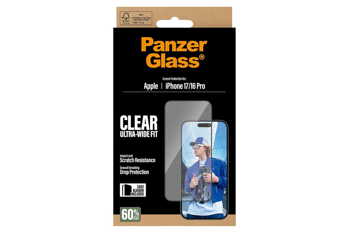 Panzerglass iPhone 16 Pro & 17 Ultra-wide Fit Screen Protector-3