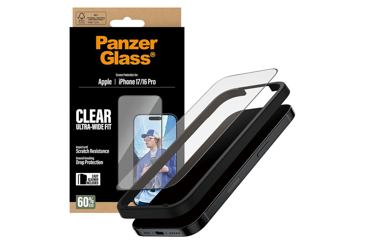 Panzerglass iPhone 16 Pro & 17 Ultra-wide Fit Screen Protector-5