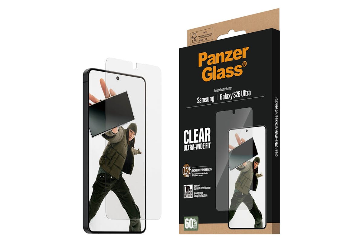 PanzerGlass Ultra-Wide Fit Screen Protector for Samsung Galaxy S26 Ultra-6