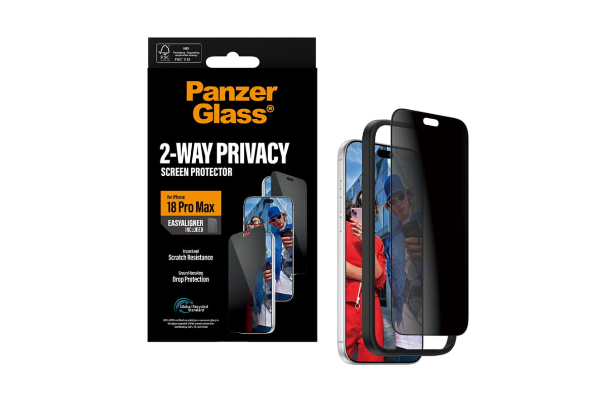 PanzerGlass iPhone 18 Pro Max 2-Way Privacy Ultra-Wide Fit Screen Protector with EasyAligner-6