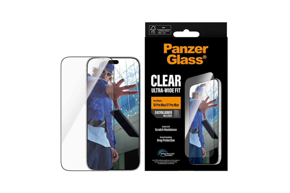 PanzerGlass iPhone 18 Pro Max\17 Pro Max Ultra-Wide Fit Screen Protector with EasyAligner-2
