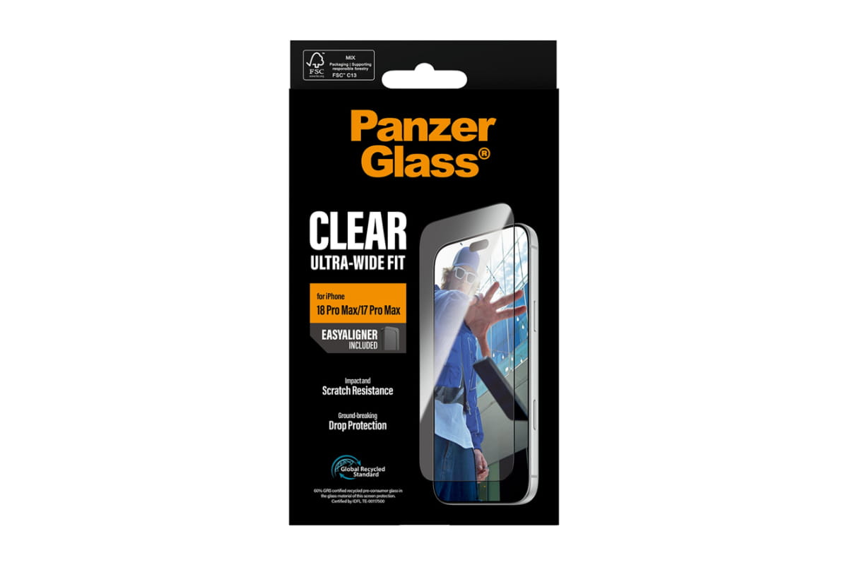 PanzerGlass iPhone 18 Pro Max\17 Pro Max Ultra-Wide Fit Screen Protector with EasyAligner-3