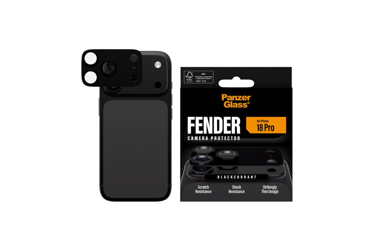 PanzerGlass iPhone 18 Pro Fender Camera Protector | Blackcurrant-3
