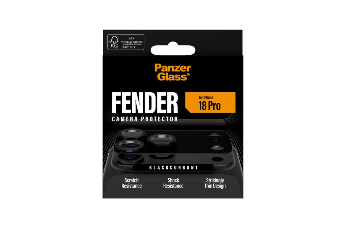 PanzerGlass iPhone 18 Pro Fender Camera Protector | Blackcurrant-6