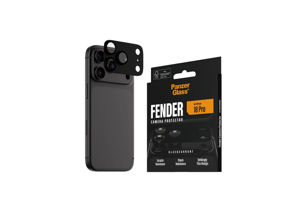 PanzerGlass iPhone 18 Pro Fender Camera Protector | Blackcurrant-5