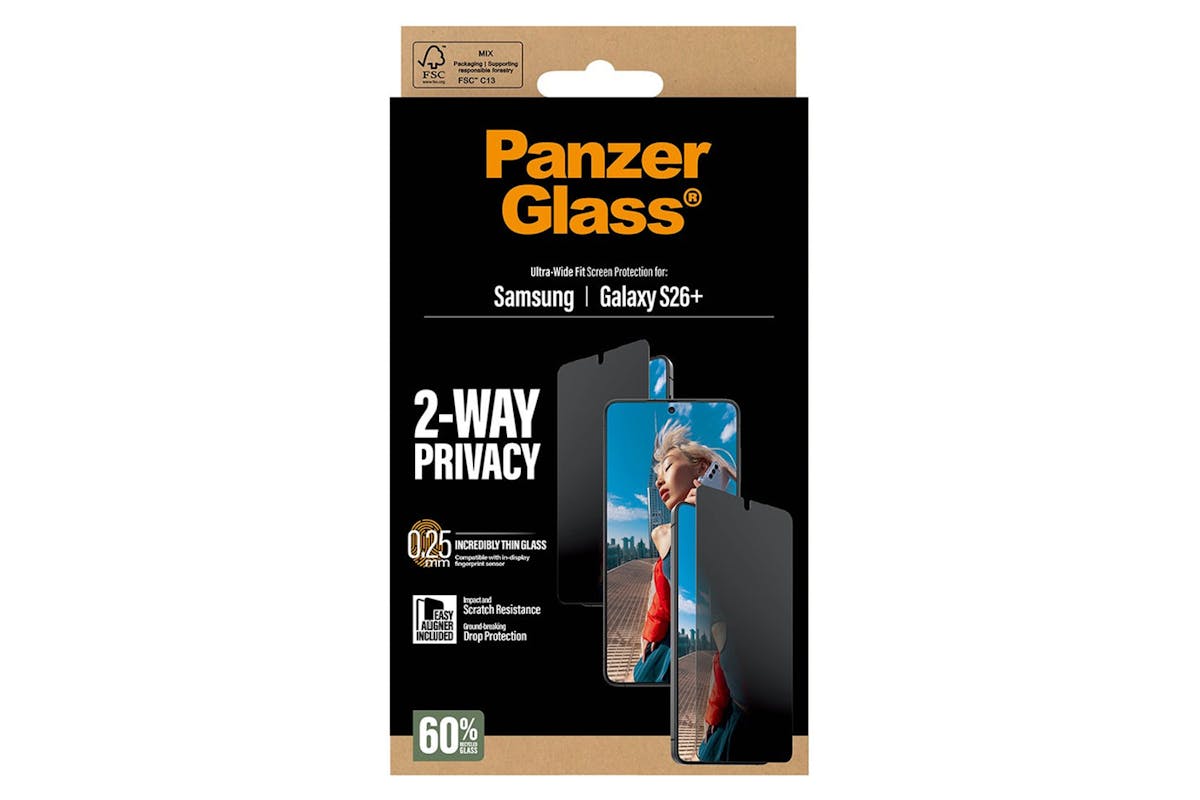 PanzerGlass Samsung Galaxy S26+ Ultra-Wide Fit 2-Way Privacy Screen Protector-4