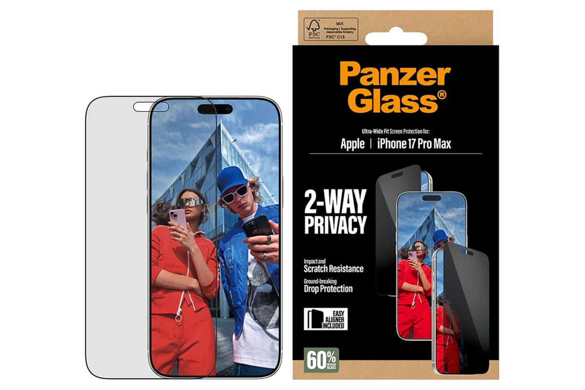 PanzerGlass iPhone 17 Pro Max Ultra-Wide Fit 2 Way Privacy Screen Protector-2