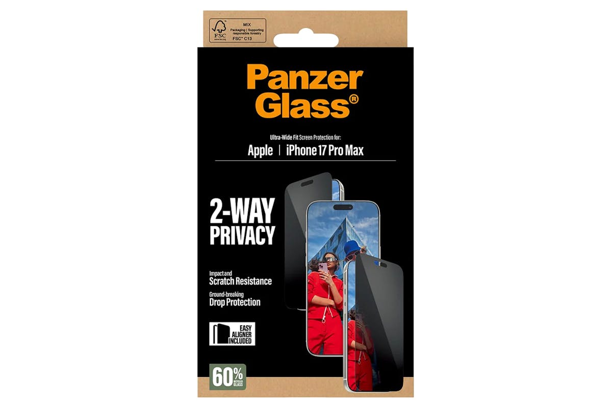 PanzerGlass iPhone 17 Pro Max Ultra-Wide Fit 2 Way Privacy Screen Protector-3