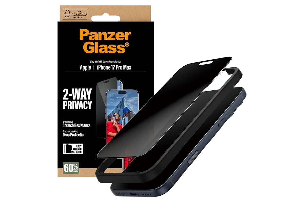 PanzerGlass iPhone 17 Pro Max Ultra-Wide Fit 2 Way Privacy Screen Protector-6