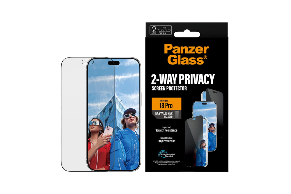 PanzerGlass iPhone 18 Pro 2-Way Privacy Ultra-Wide Fit Screen Protector with EasyAligner-2