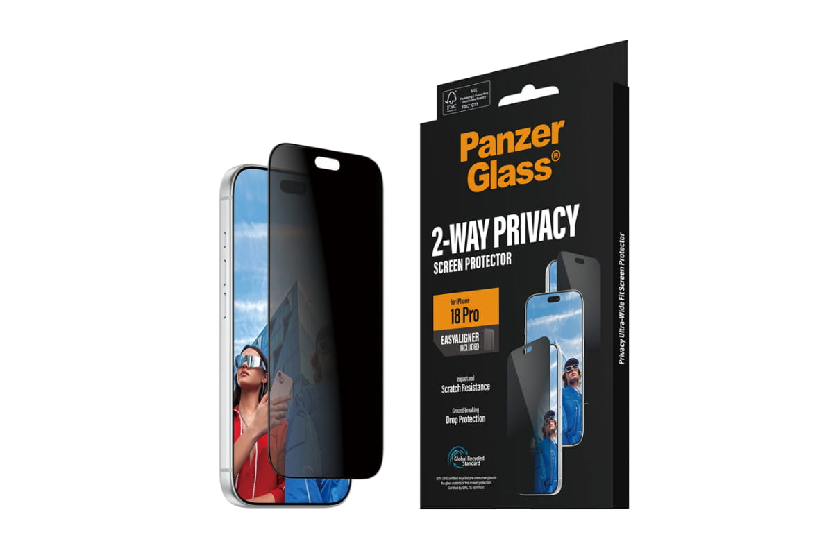 PanzerGlass iPhone 18 Pro 2-Way Privacy Ultra-Wide Fit Screen Protector with EasyAligner-7