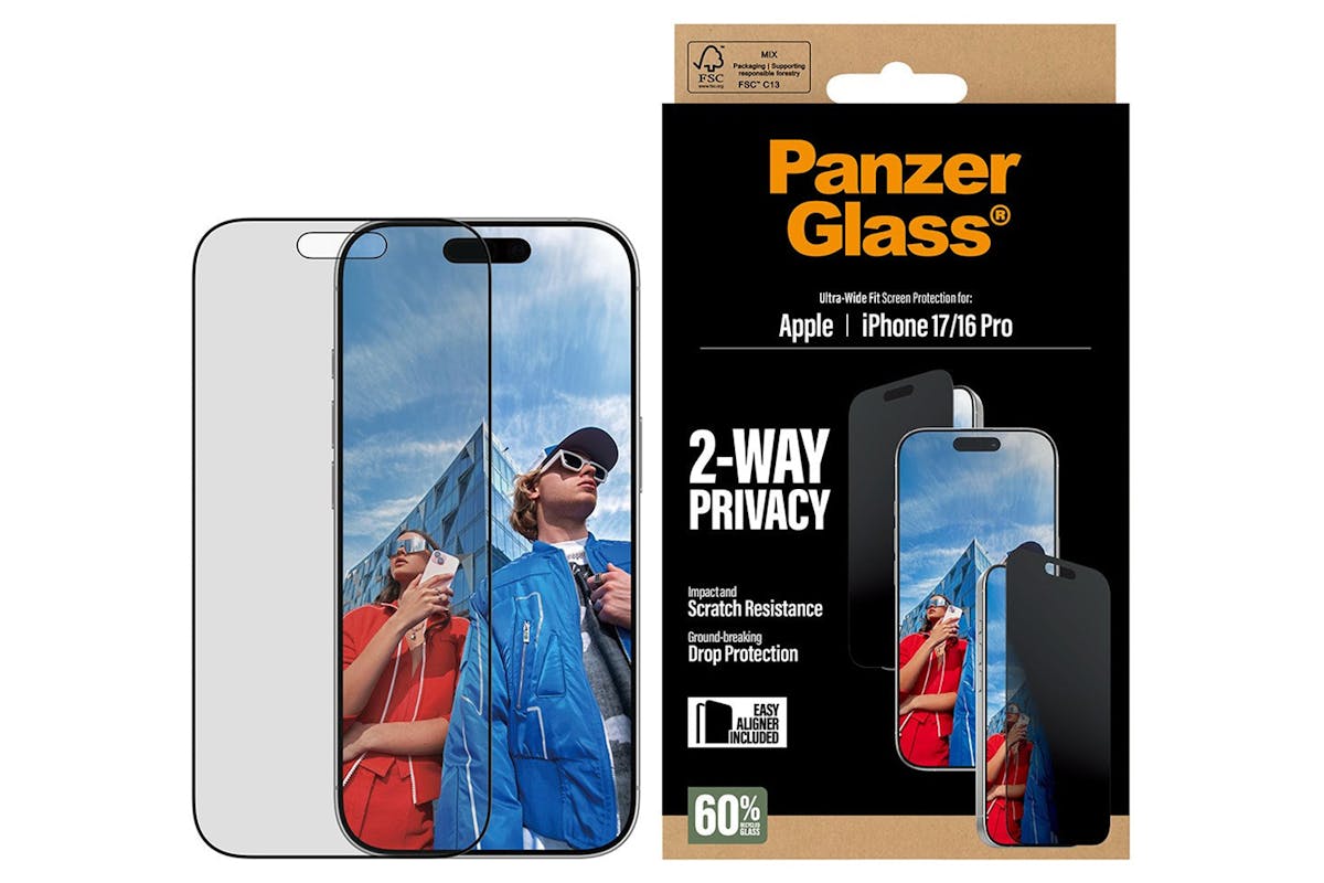 Panzerglass 2-Way Privacy iPhone 16 Pro & 17 Ultra-wide Fit Screen Protector-2