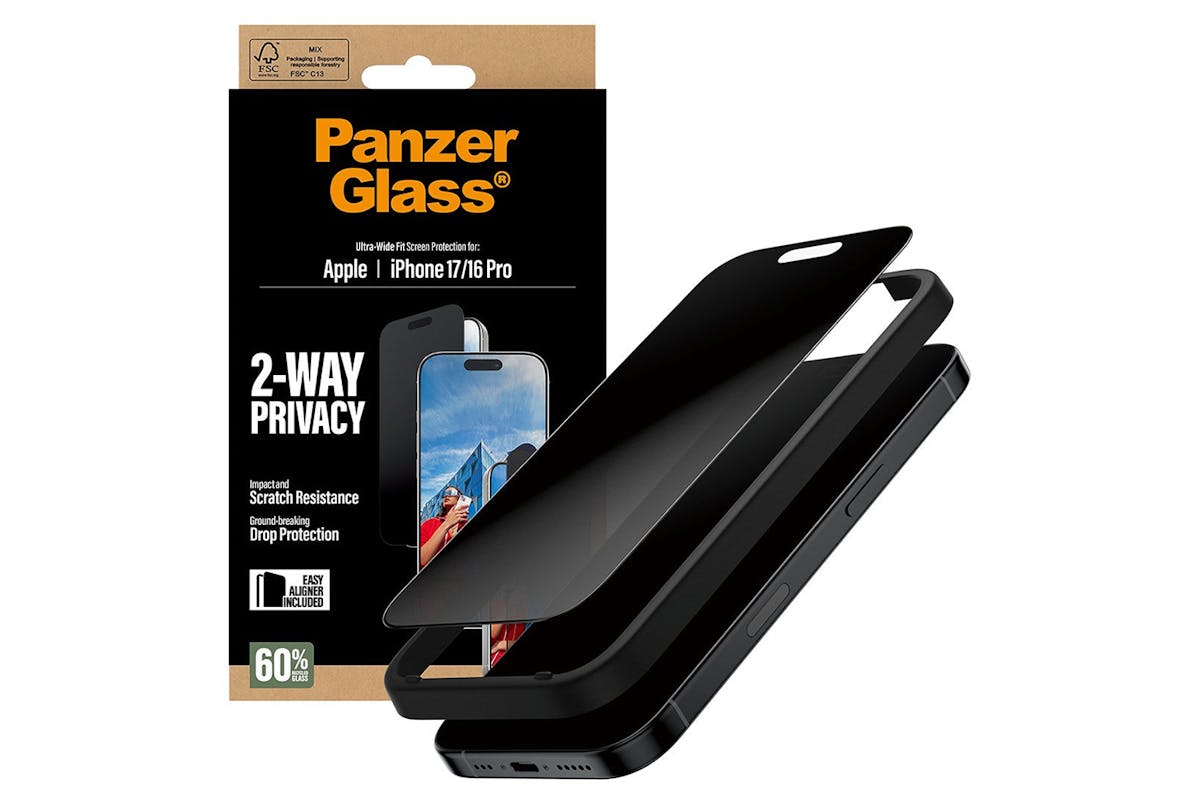 Panzerglass 2-Way Privacy iPhone 16 Pro & 17 Ultra-wide Fit Screen Protector-6