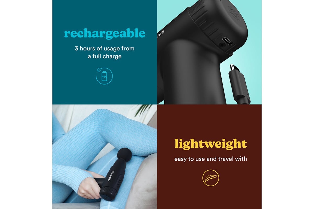 Homedics NOVO Mini Massage Gun | PGM-45BK-6
