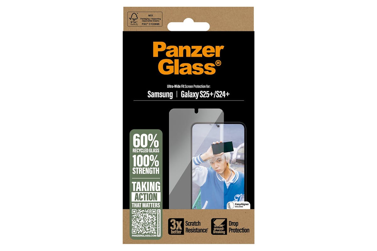 PanzerGlass Ultra-Wide Fit Screen Protector for Samsung Galaxy S25 Plus-3