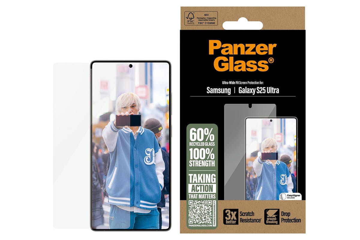 PanzerGlass Ultra-Wide Fit Screen Protector for Samsung Galaxy S25 Ultra