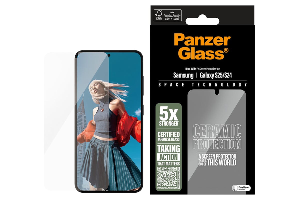 PanzerGlass Samsung Galaxy S25 and S24 Ultra-Wide Fit Screen Protector-3