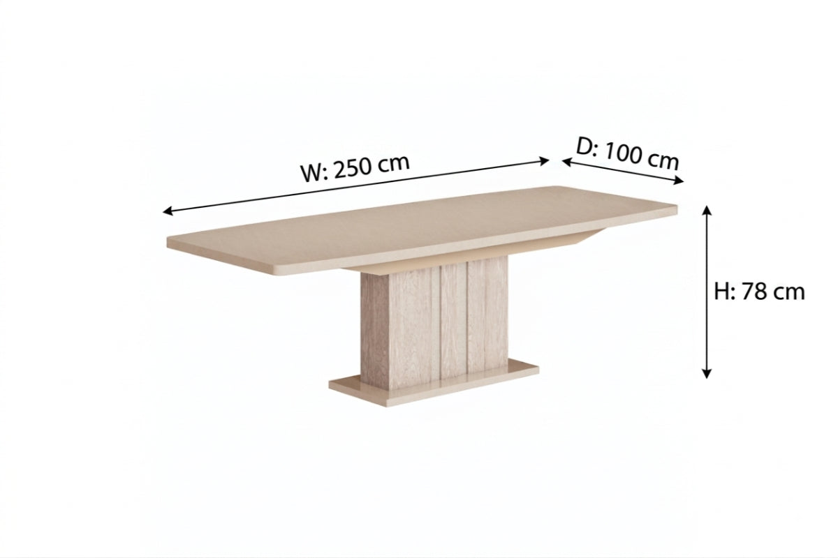 Ellen Extending Dining Table | 195 - 250 cm | Natural-3