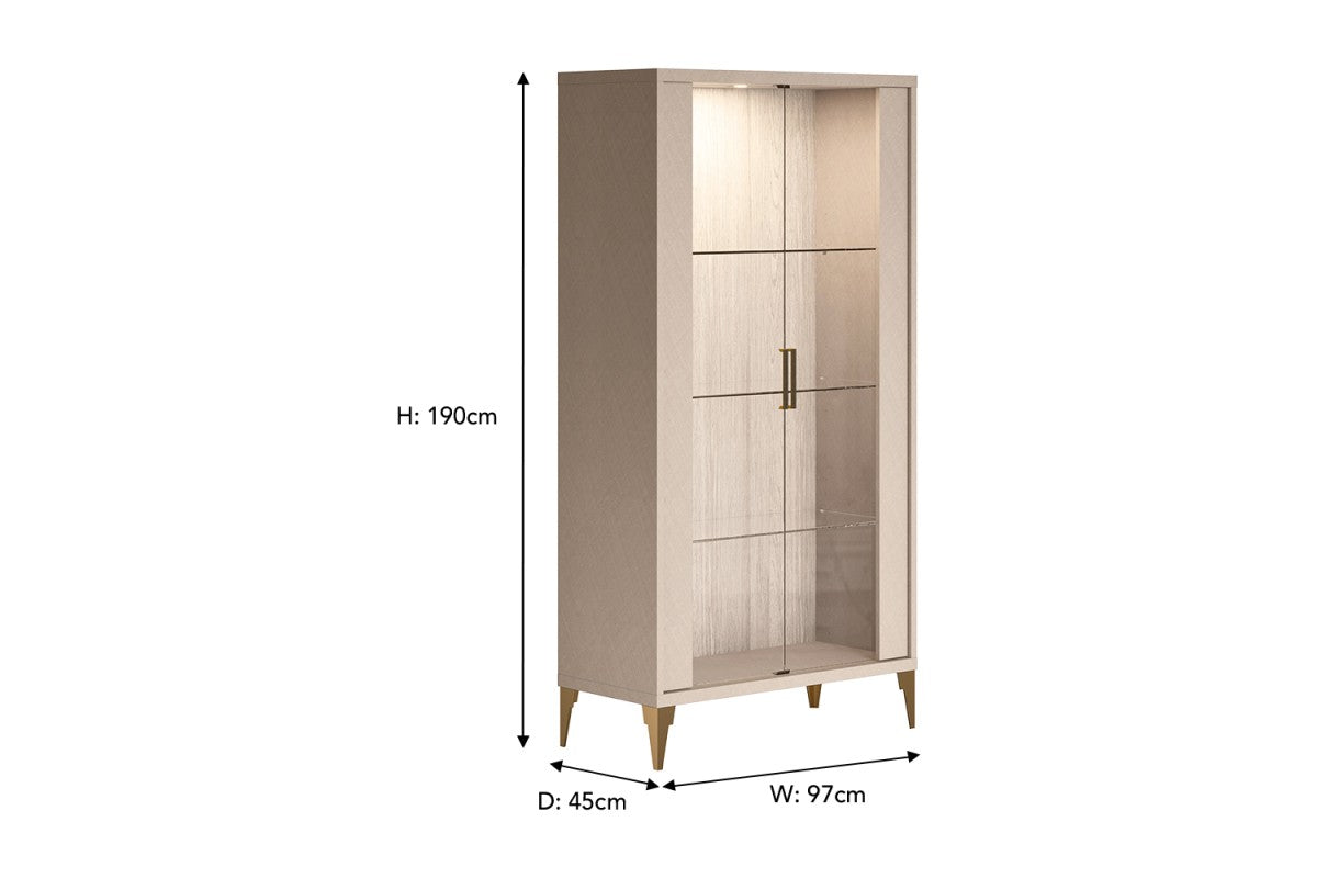 Ellen Curio Display Case | Natural-4
