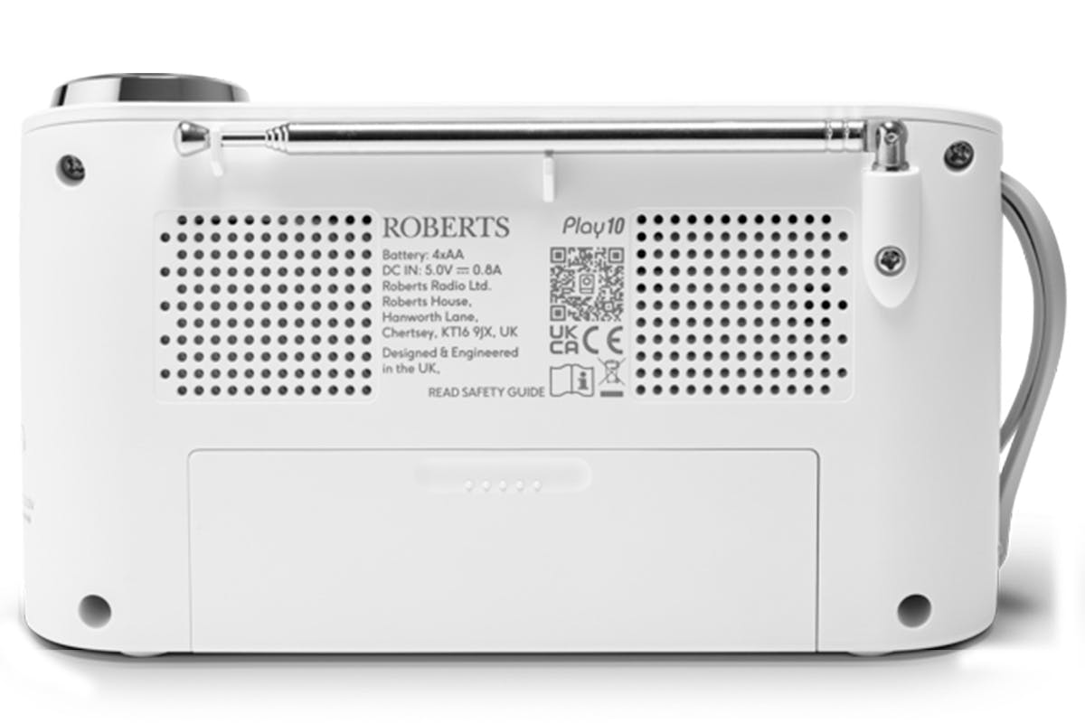 Roberts Portable FM Radio | White-4