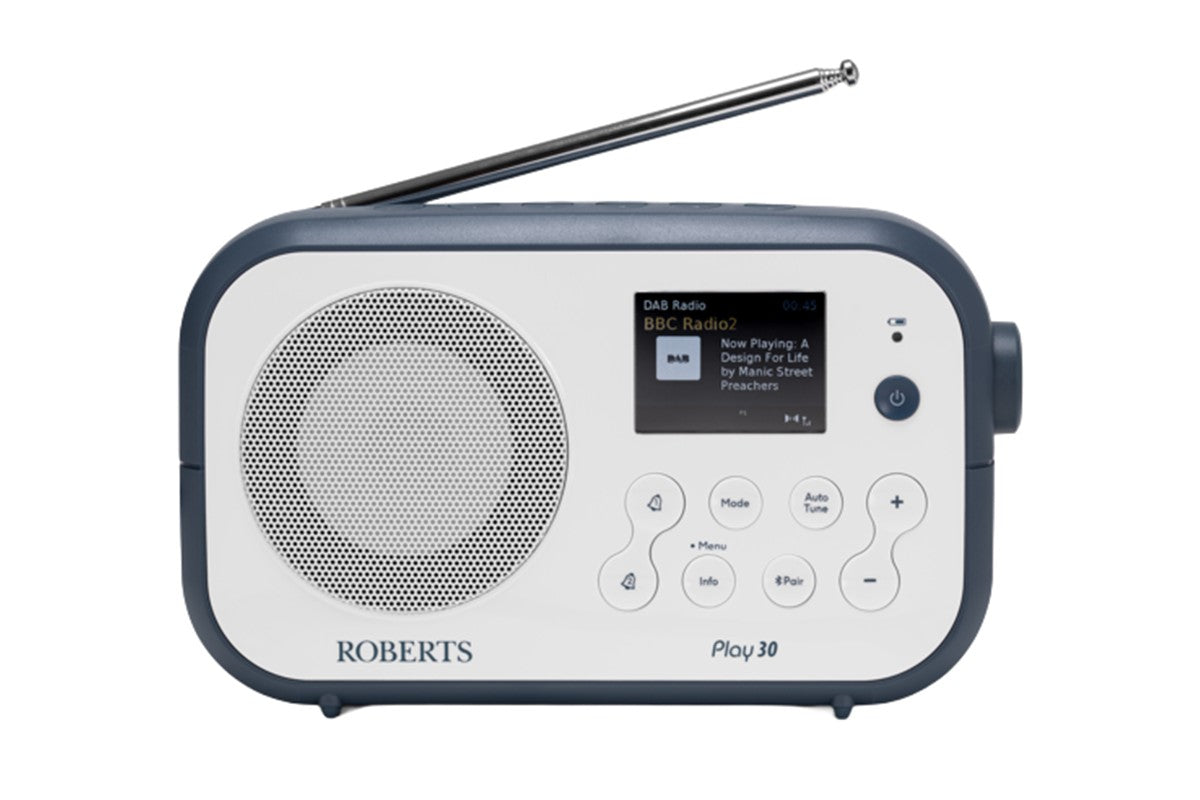 Roberts DAB/FM Radio with Bluetooth | White