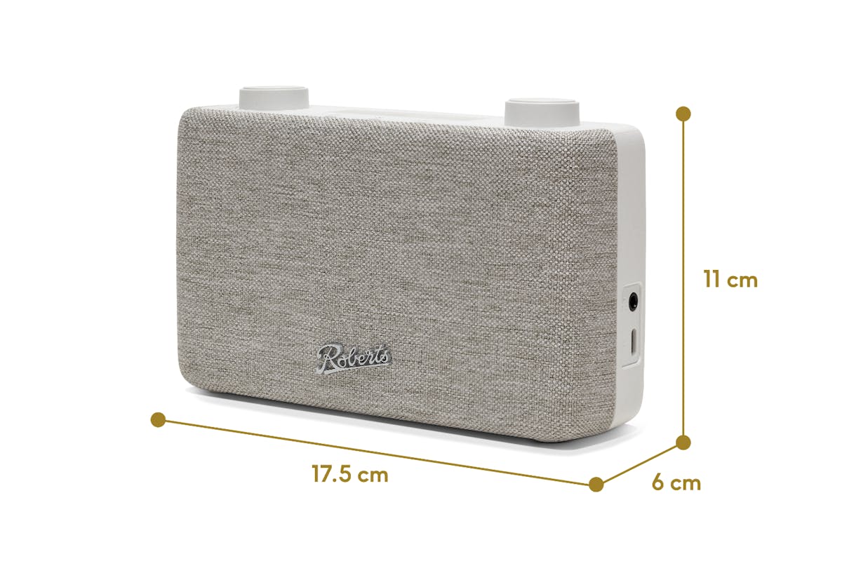 Roberts Digital Portable FM Radio | White-4