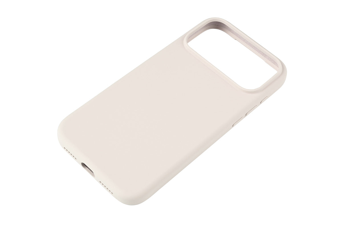 Pomologic iPhone 18 Pro Silicone CoverCase with MagSafe | Ivory-3