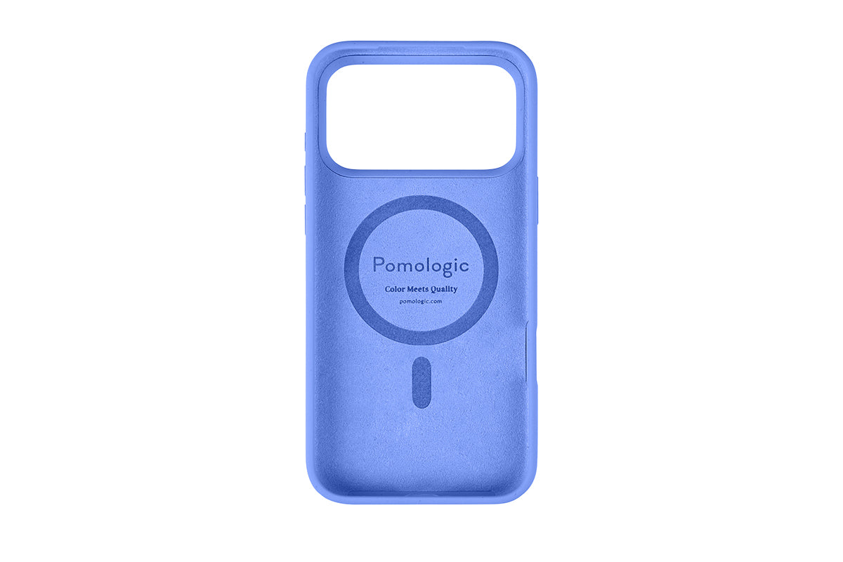 Pomologic iPhone 18 Pro Silicone CoverCase with MagSafe | Blue