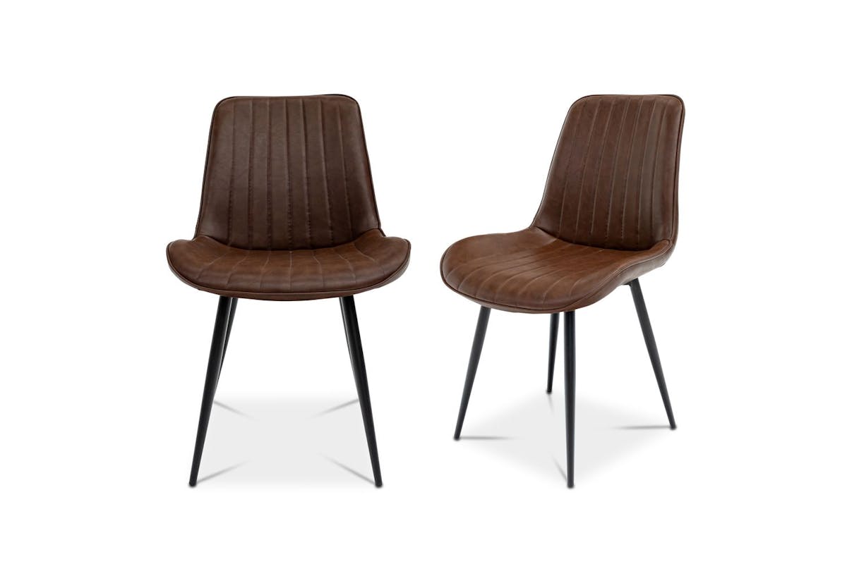 Pomona Dining Chairs | Brown | Set of 2-4