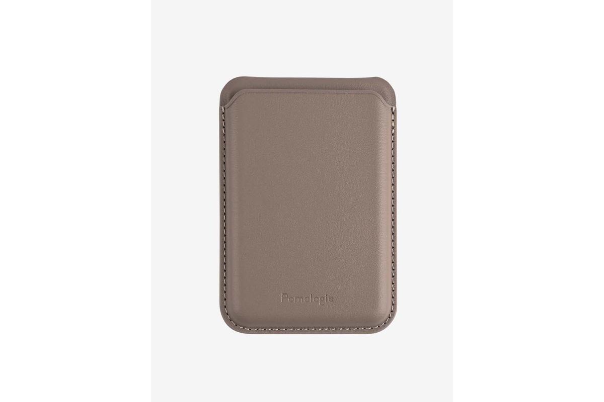 Pomologic MagSafe Card Wallet Stand | Taupe