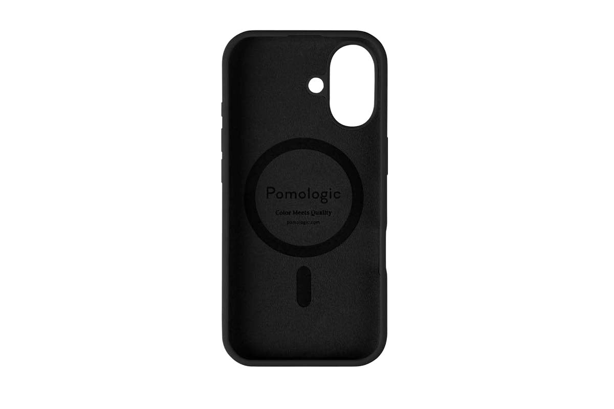 Pomologic iPhone 17 Silicone CoverCase with MagSafe | Black-3
