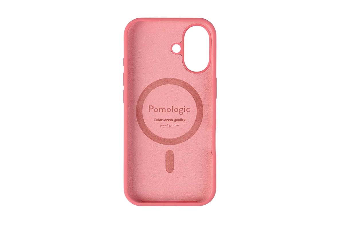 Pomologic iPhone 17 Silicone CoverCase with MagSafe | Pink-3