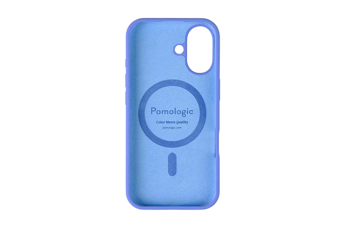 Pomologic iPhone 17 Silicone CoverCase with MagSafe | Blue-3