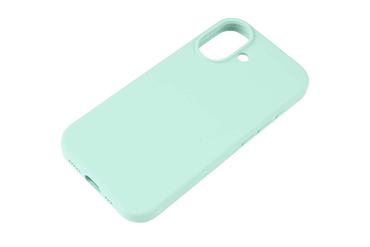 Pomologic iPhone 17 Silicone CoverCase with MagSafe | Turquoise-4