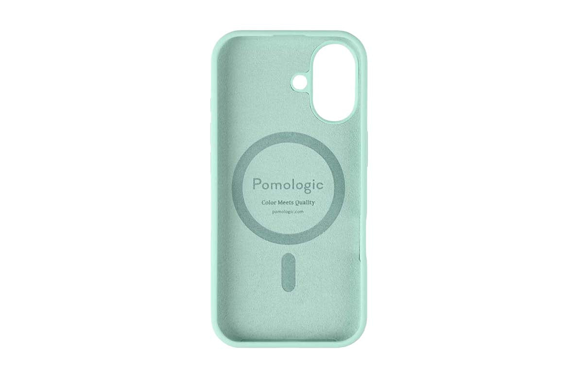Pomologic iPhone 17 Silicone CoverCase with MagSafe | Turquoise-3