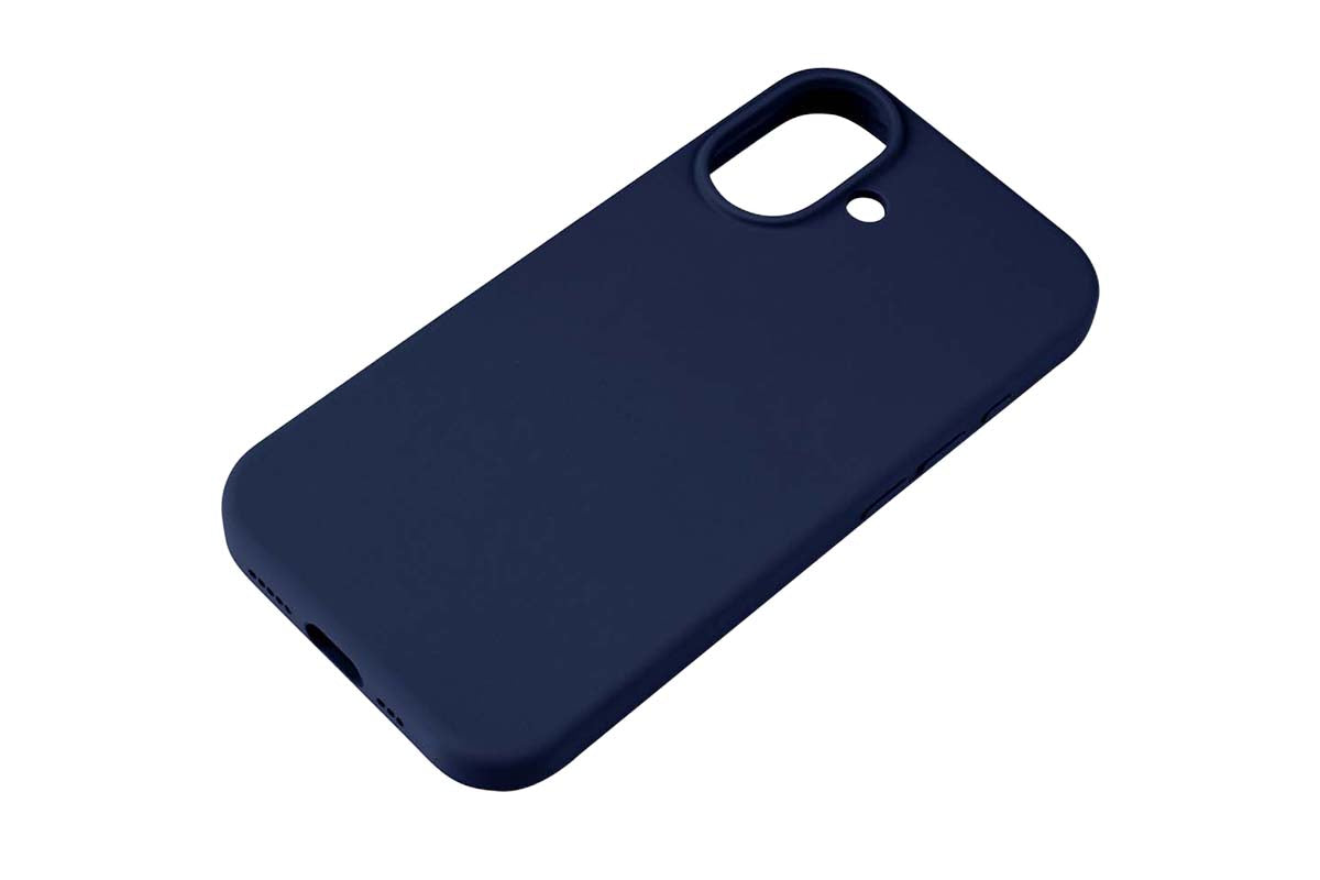 Pomologic iPhone 17 Silicone CoverCase with MagSafe | Navy-4