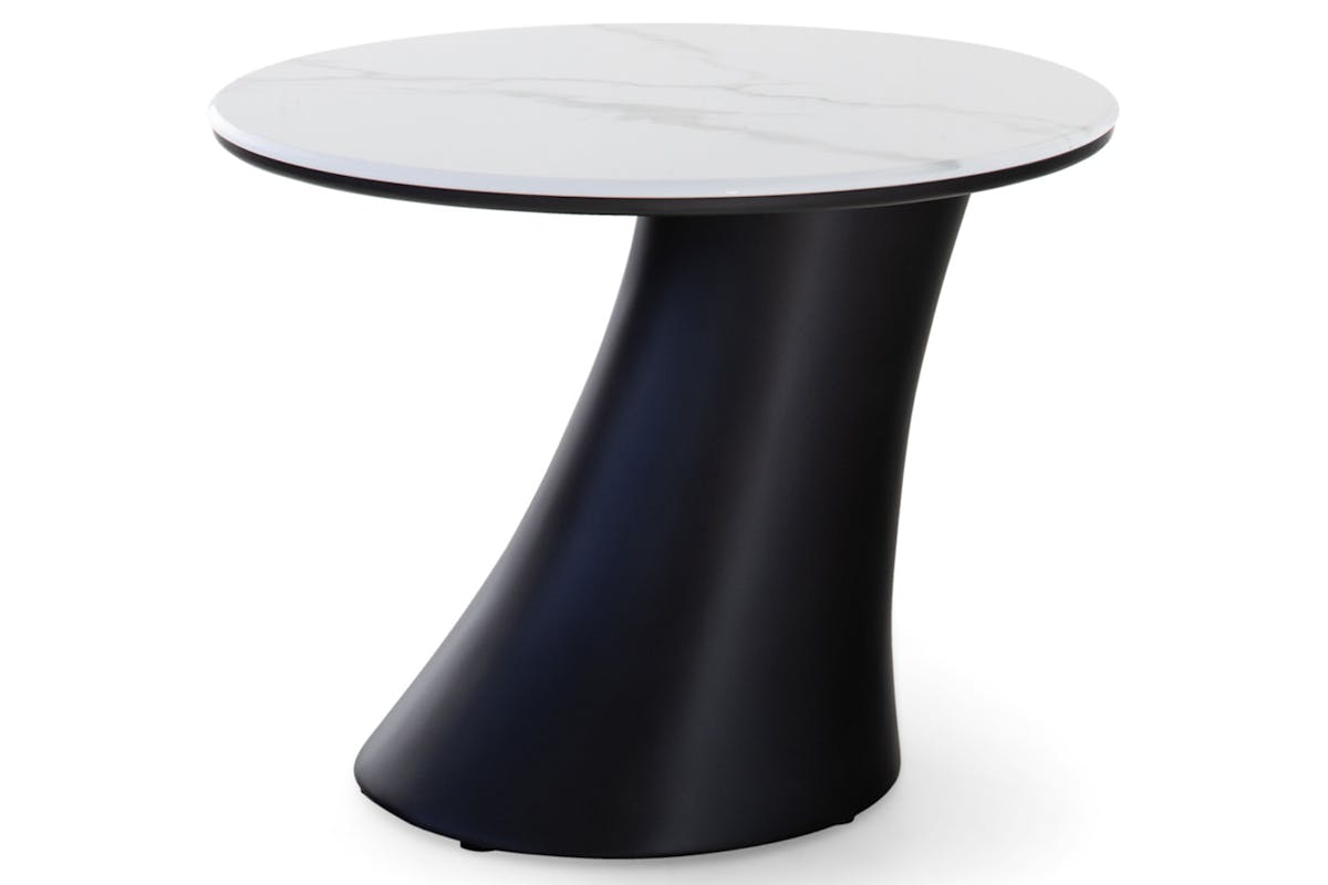 Poppy Stone Top Side Table