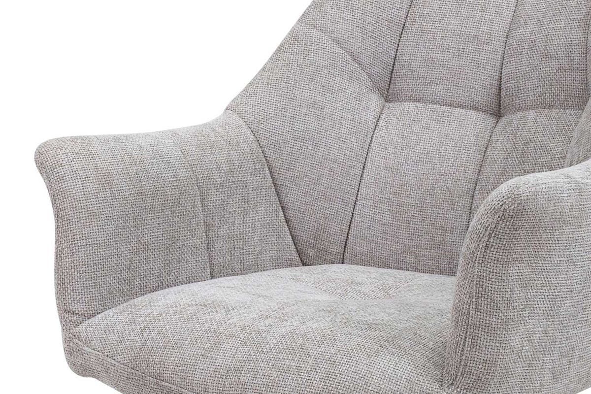 Jessie Dining Chair | Fabric | Light Grey-4