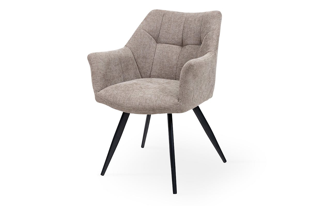 Jessie Dining Chair | Fabric | Taupe-2