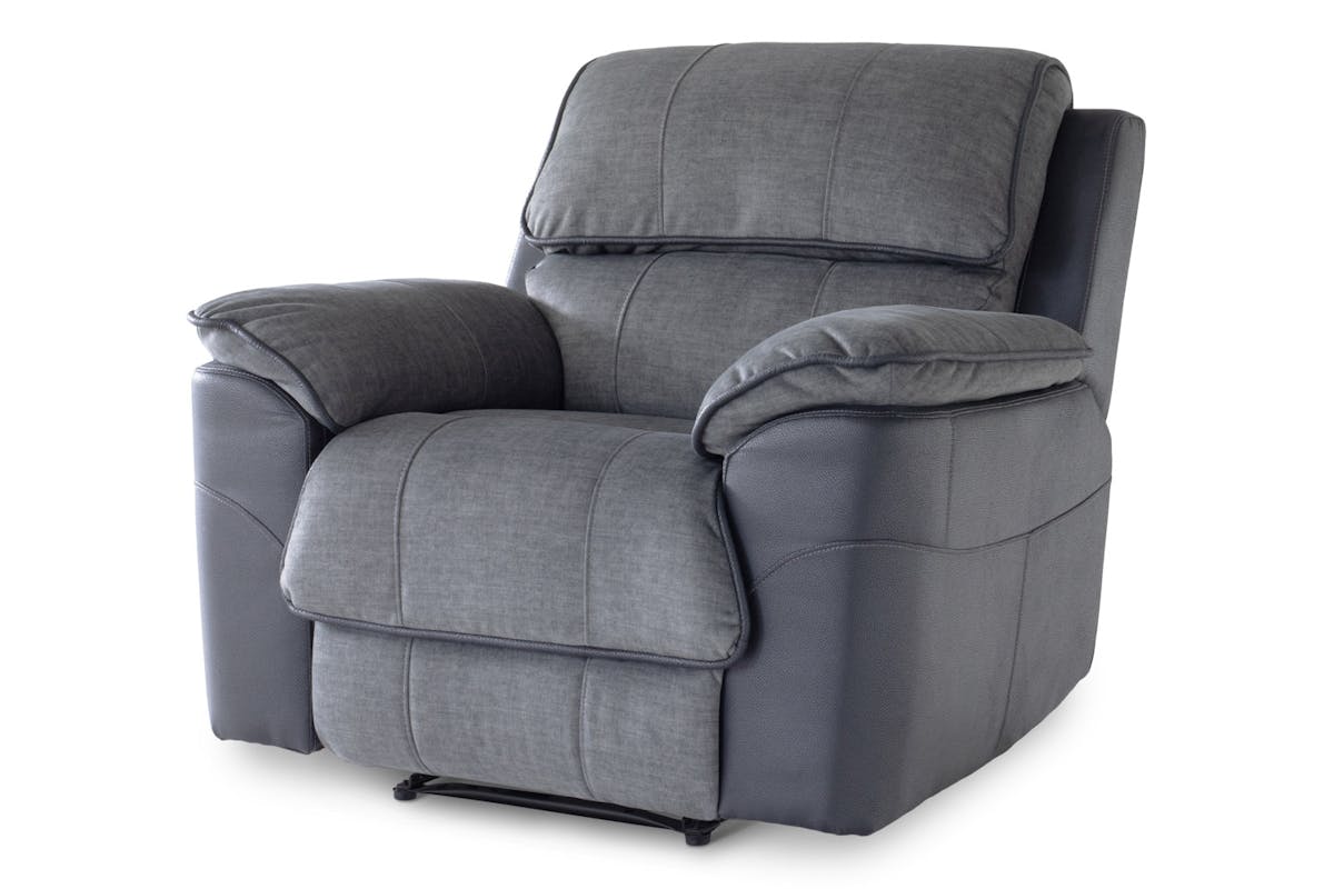 Potts Armchair | Manual Recliner | Grey-4