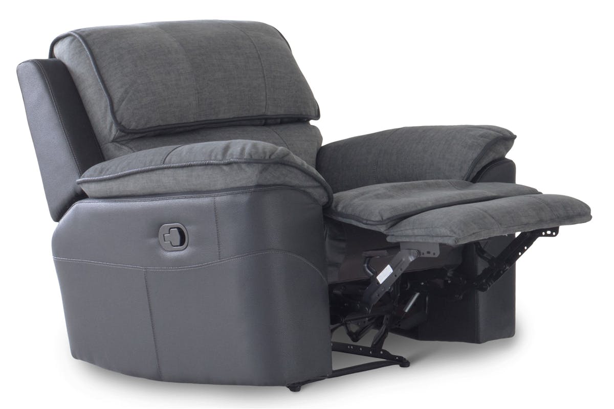Potts Armchair | Manual Recliner | Grey-3