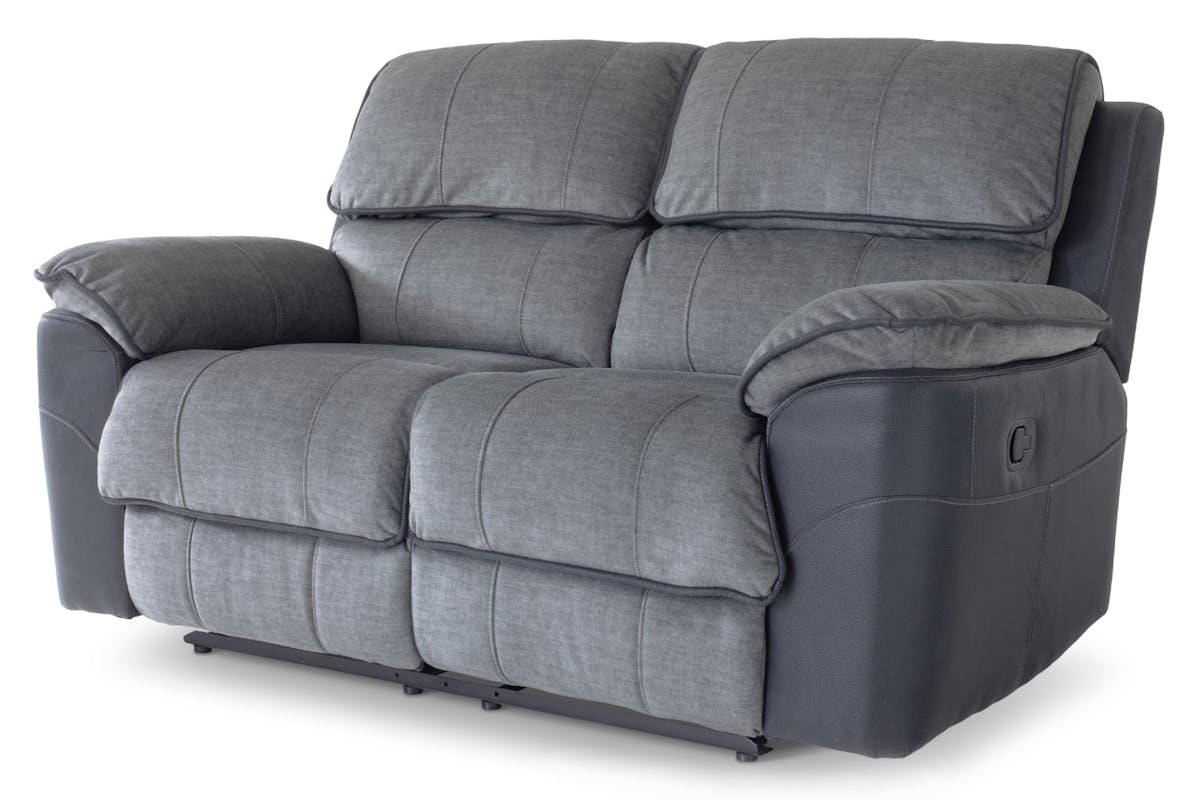 Potts 2 Seater Sofa | Manual Recliner | Grey-3
