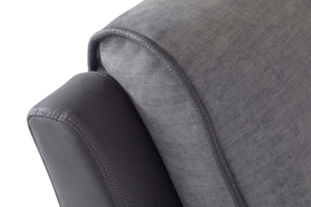 Potts 2 Seater Sofa | Manual Recliner | Grey-8
