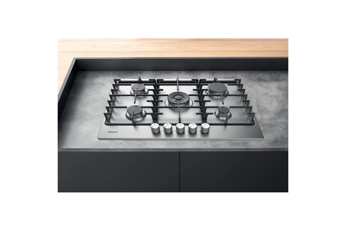 Hotpoint 75cm Gas Hob | PPH75GDFIXUK-2