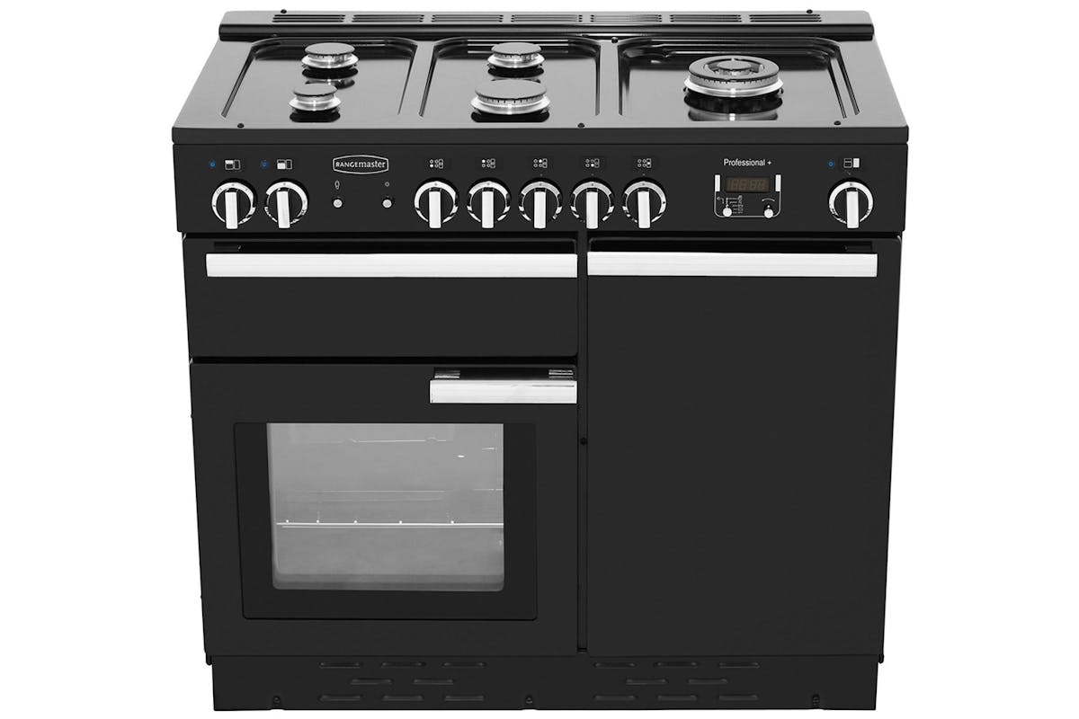 Rangemaster Professional Plus 100cm Dual Fuel Range Cooker | PROP100DFFGB/C | Black-7