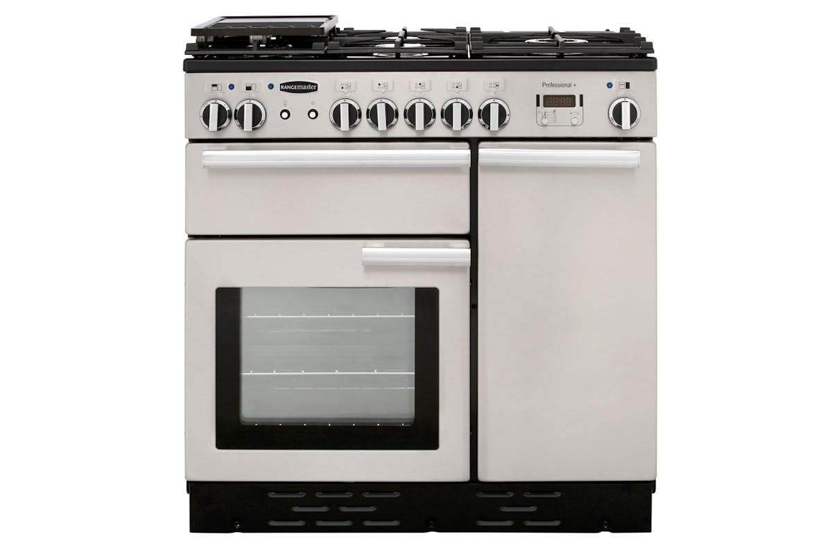 Rangemaster Professional Plus 90cm Dual Fuel Range Cooker | PROP90DFFSS/C | Stainless Steel