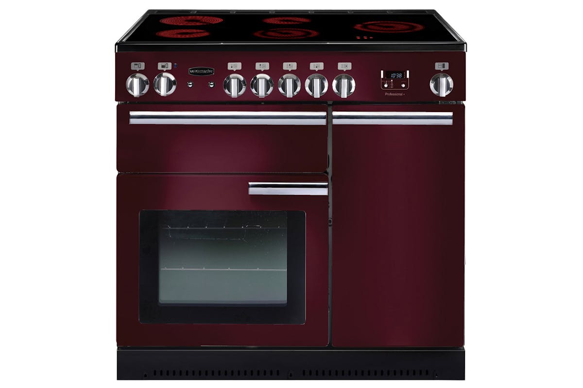 Rangemaster Professional Plus 90cm Ceramic Range Cooker | PROP90ECCY/C | Cranberry