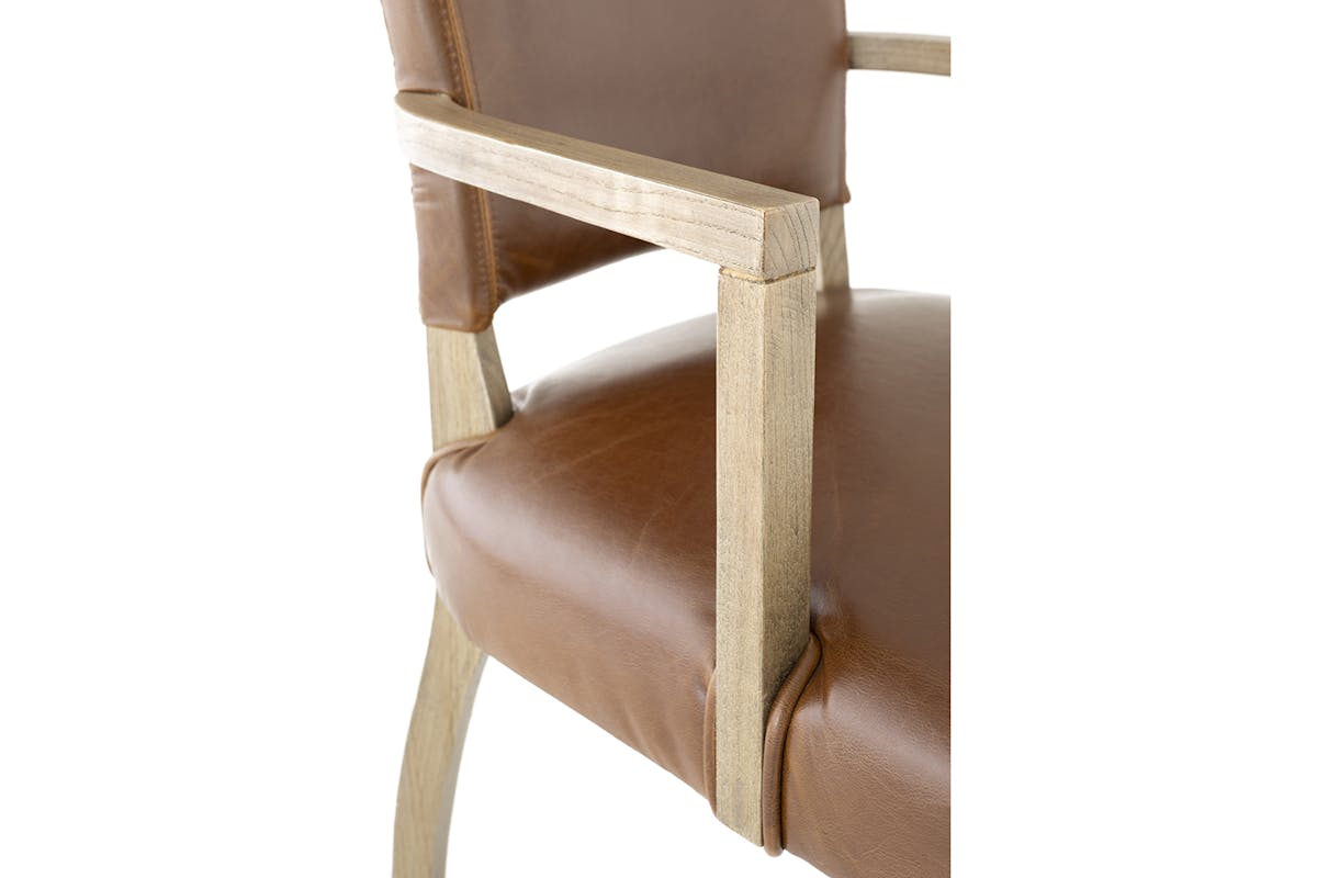 Pryce Carver Dining Chair | Tan-6