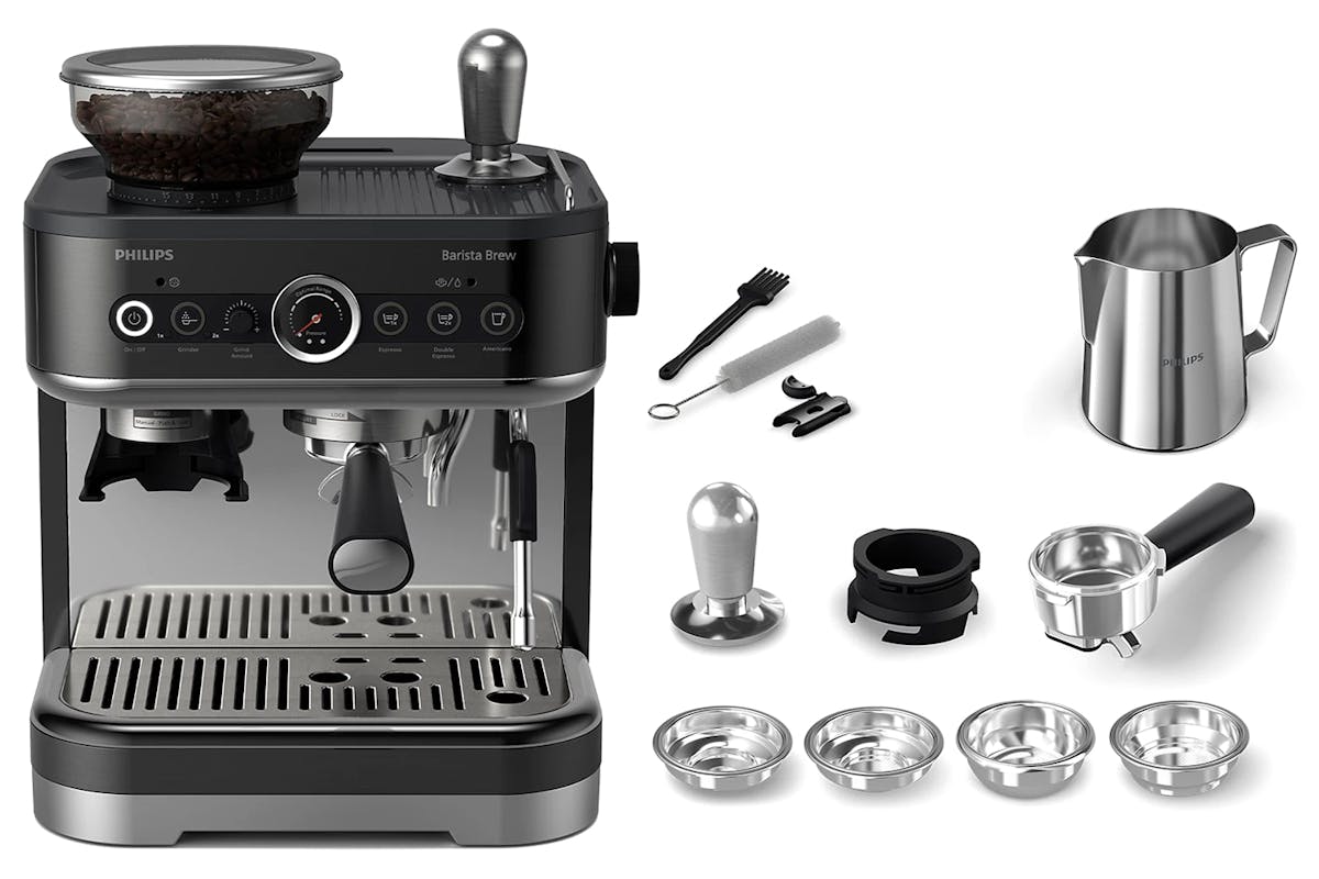 Philips Barista Brew Semi Automatic Espresso Coffee Machine | PSA3218/10 | Black-9